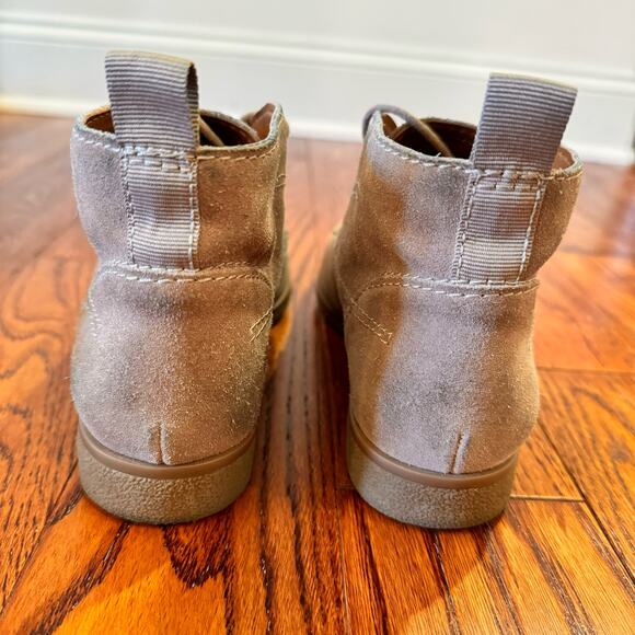 Franco Sarto Womens Taupe Beige Pebbles Suede Chukka Boot Bootie Size 6.5M - Picture 7 of 11